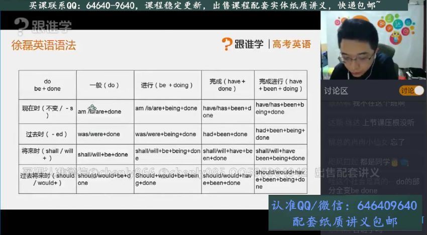 徐磊英语语法系统课程，百度网盘(5.94G)